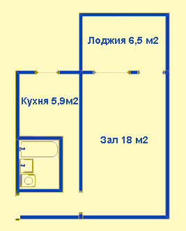 Схема 1-кв. 104 серии